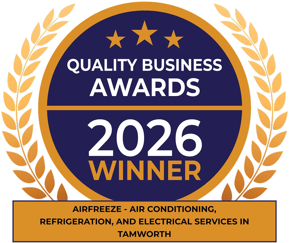 2026 Orange Badge - AIRFREEZE - AIR CONDITIONING, REFRIGERATION, AND ELECTRICAL SERVICES IN TAMWORTH