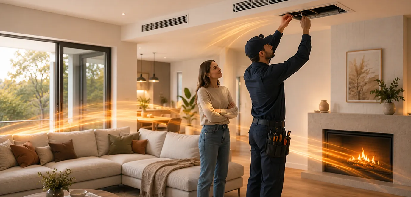 How often should you service your ducted heater